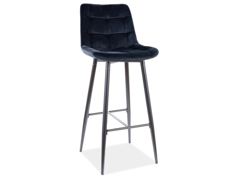 Poze Scaun de bar Chic H-1 Negru – 109 cm