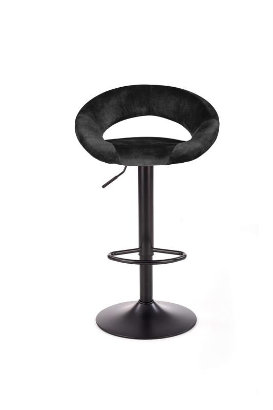 Poze Scaun de bar H-102 velvet negru