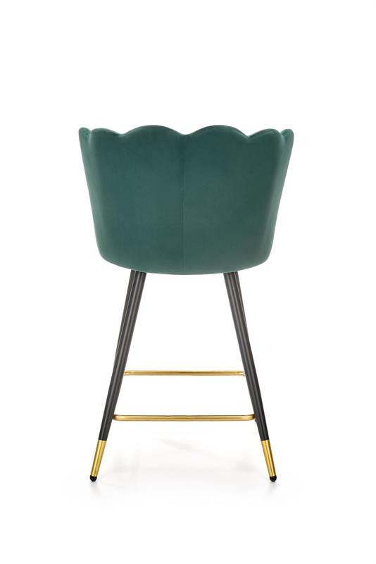Poze Scaun de bar H-106 velvet verde