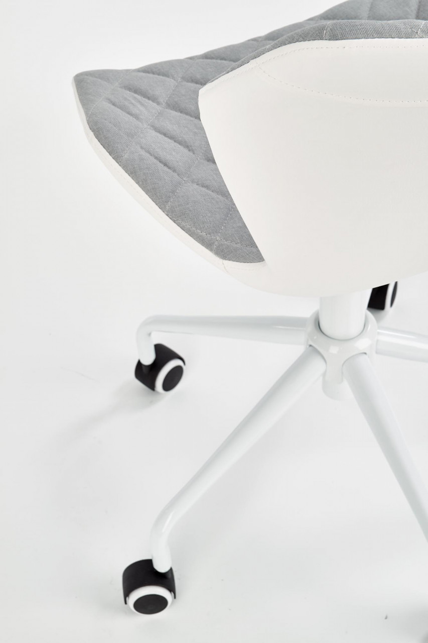 Poze Scaun de birou copii Matrix III alb gri