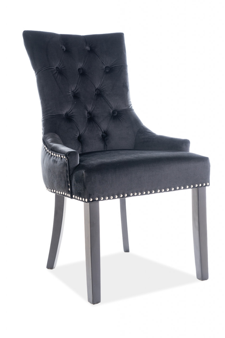 Poze Scaun Edward velvet negru Blu19