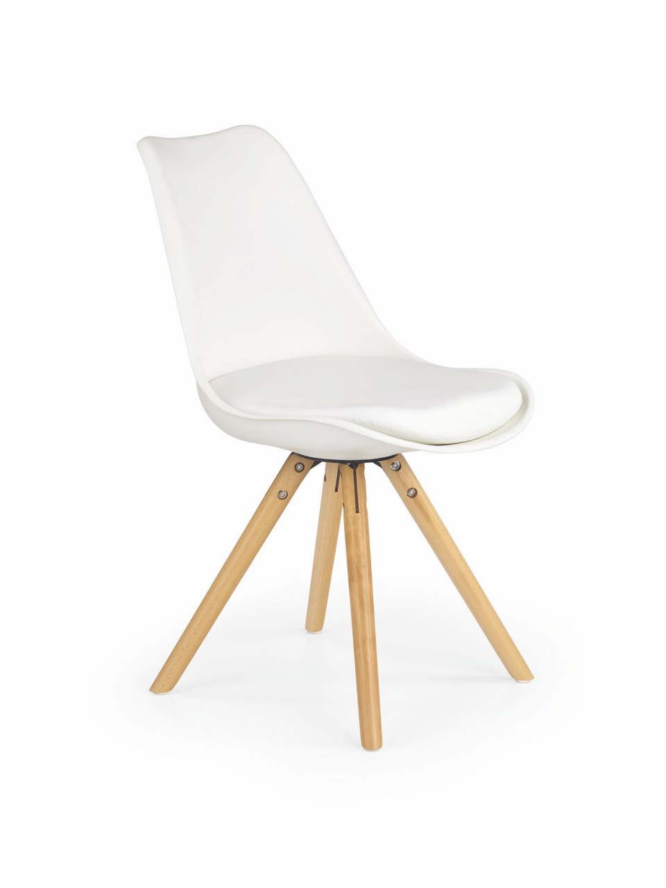 Poze Scaun K201 piele ecologica alb