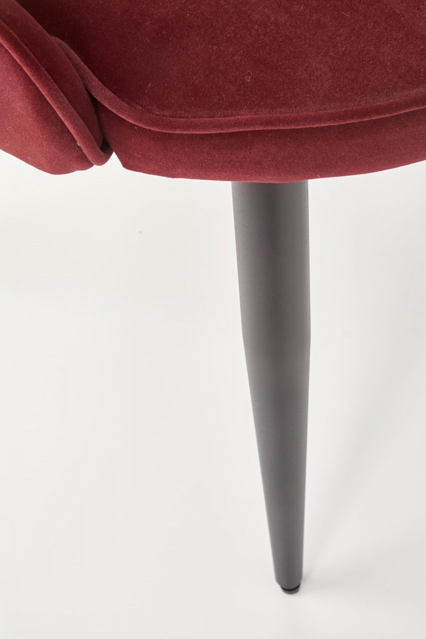 Poze Scaun K366 velvet rosu inchis