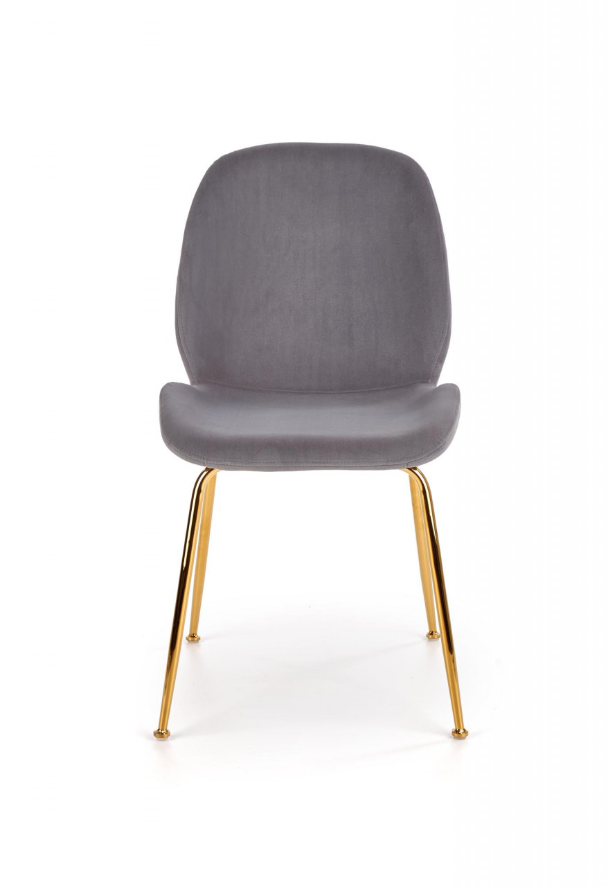 Poze Scaun K381 material catifea gri