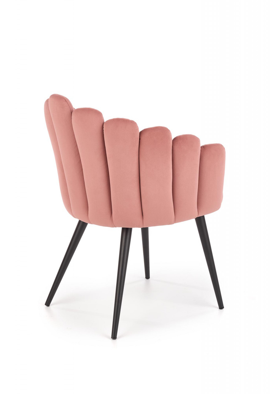 Poze Scaun K410 velvet roz
