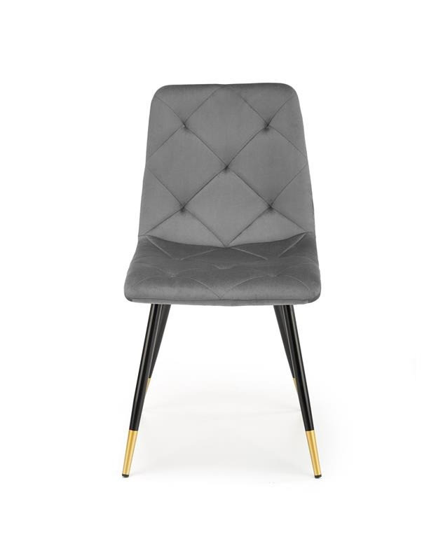 Poze Scaun K438 Velvet Gri – l45 x A50 x h86 cm