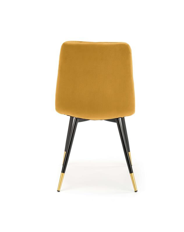 Poze Scaun K438 Velvet Mustariu – l45 x A50 x h86 cm