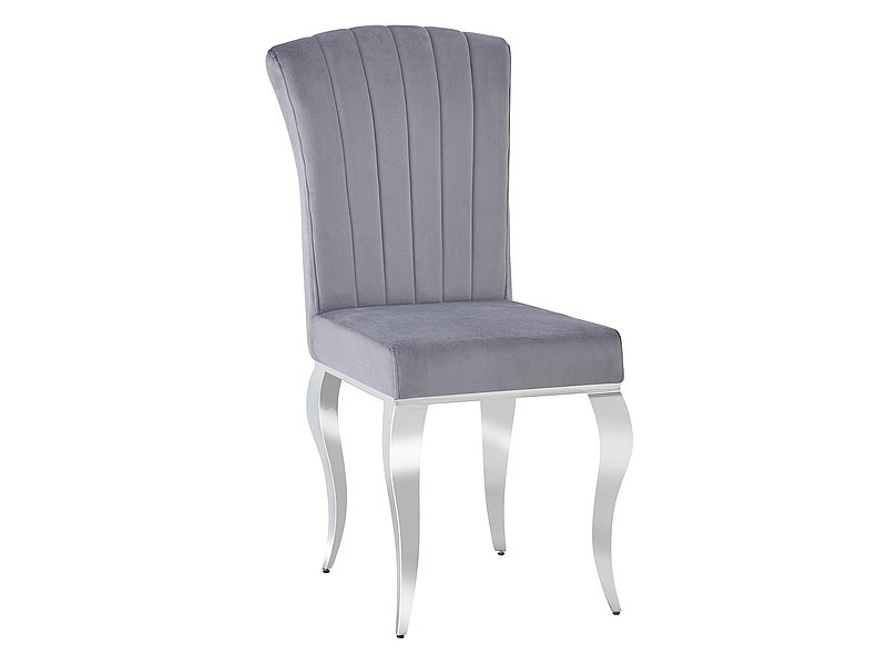 Poze Scaun Prince velvet gri - H100 cm