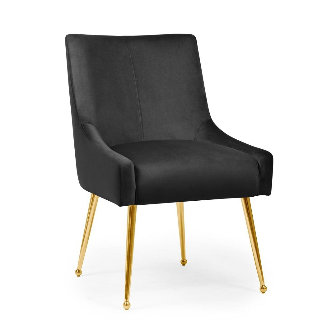 Poze Scaun Sizar negru/gold – H86 cm