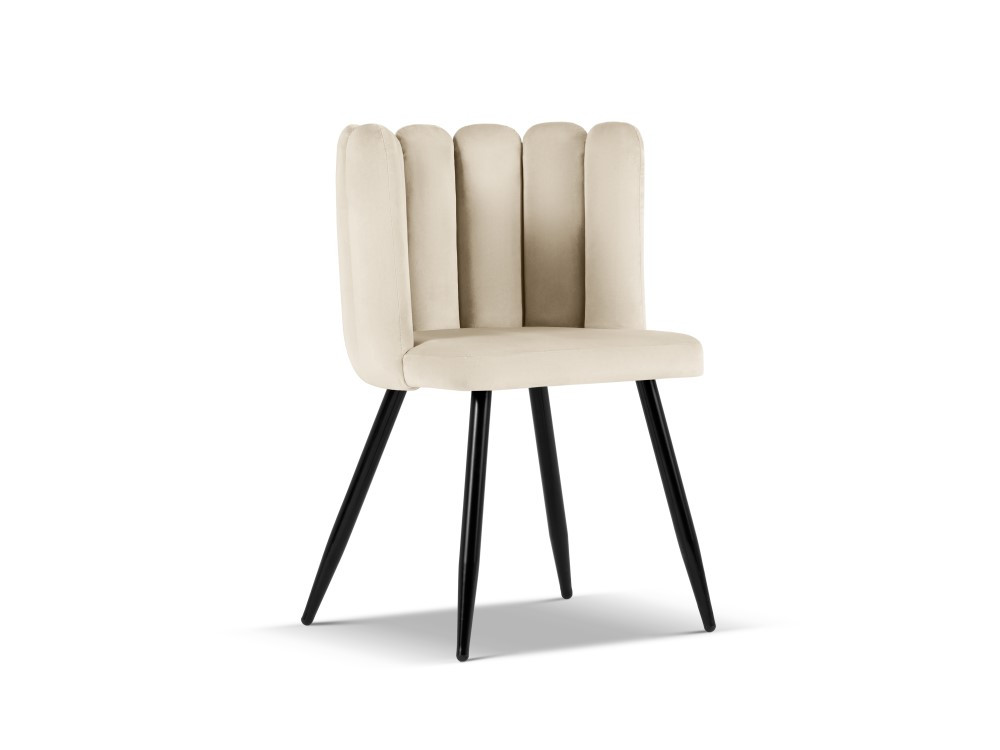 Poze Scaun tapitat cu catifea Evora - H82 cm