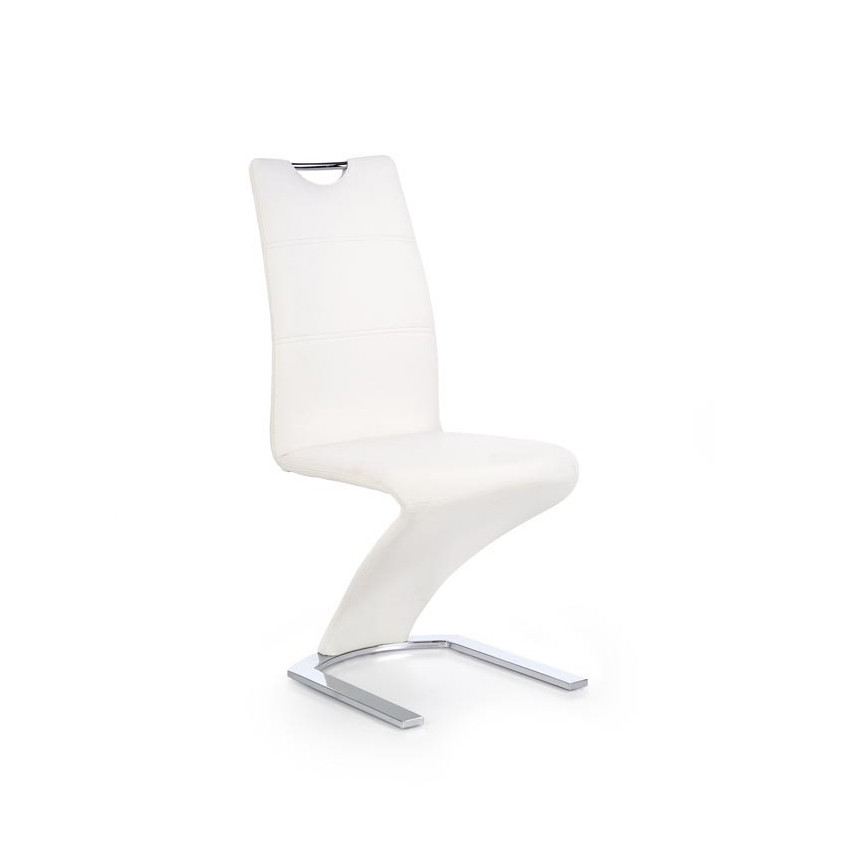 Poze Scaun tapitat K291 alb - H 101 cm