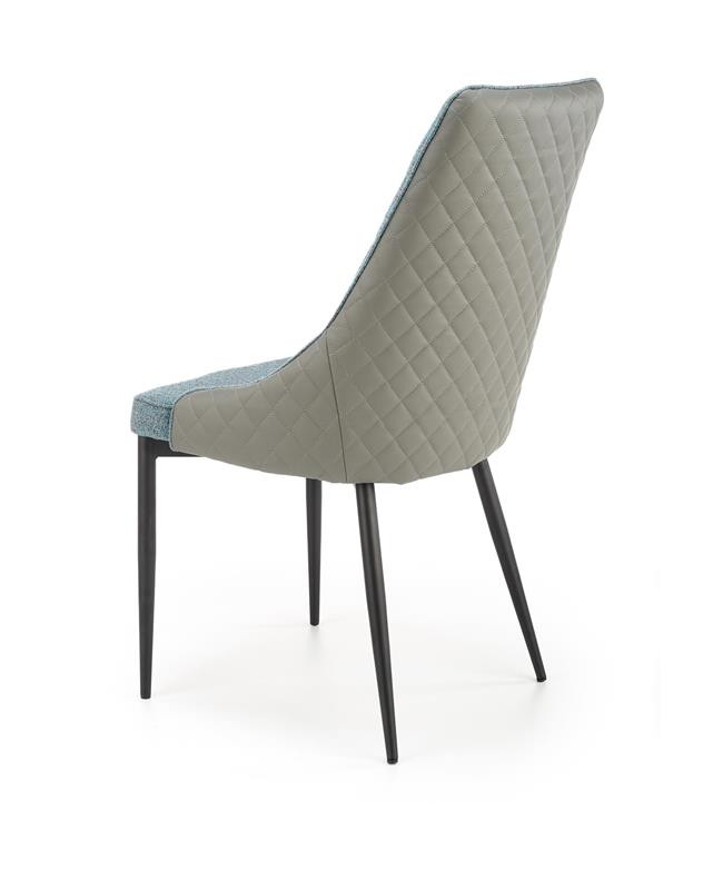 Poze Scaun tapitat K448 albastru deschis – l50 x A54 x H95 cm