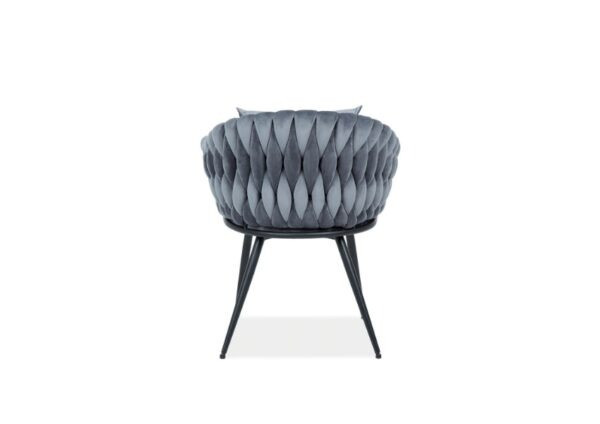 Poze Scaun tapitat Nuvo Velvet – Gri