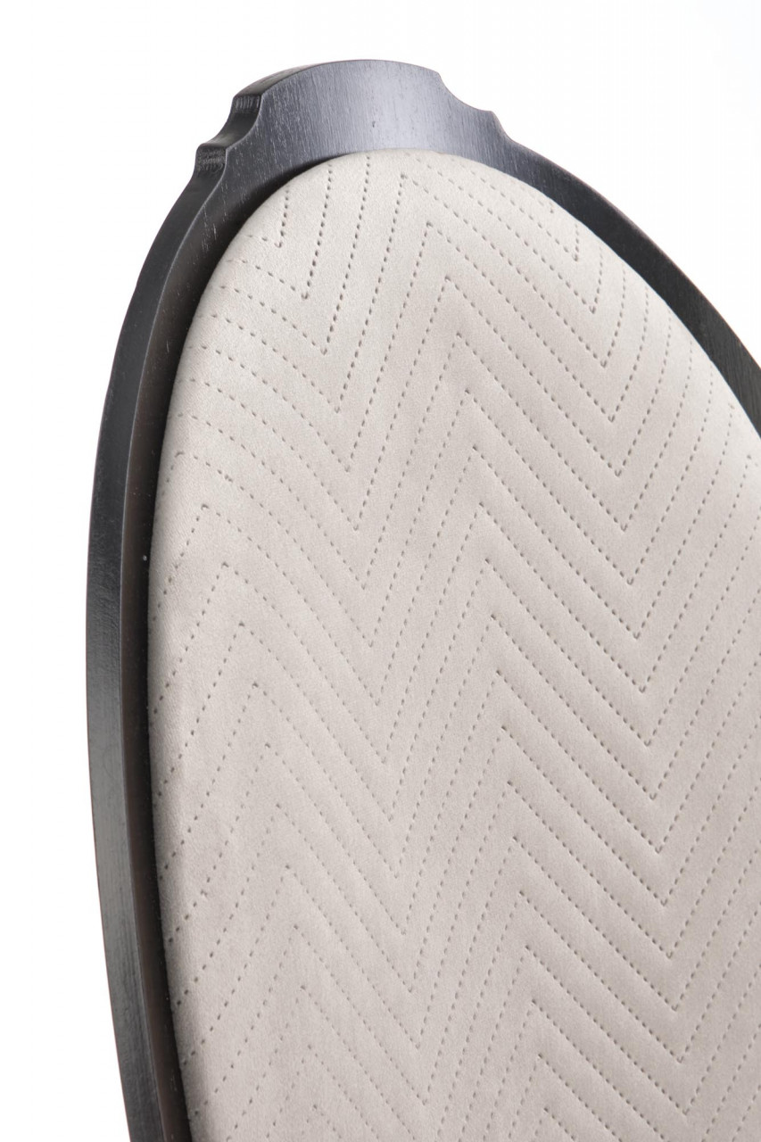 Poze Scaun Velo tapitat bej/negru - H96