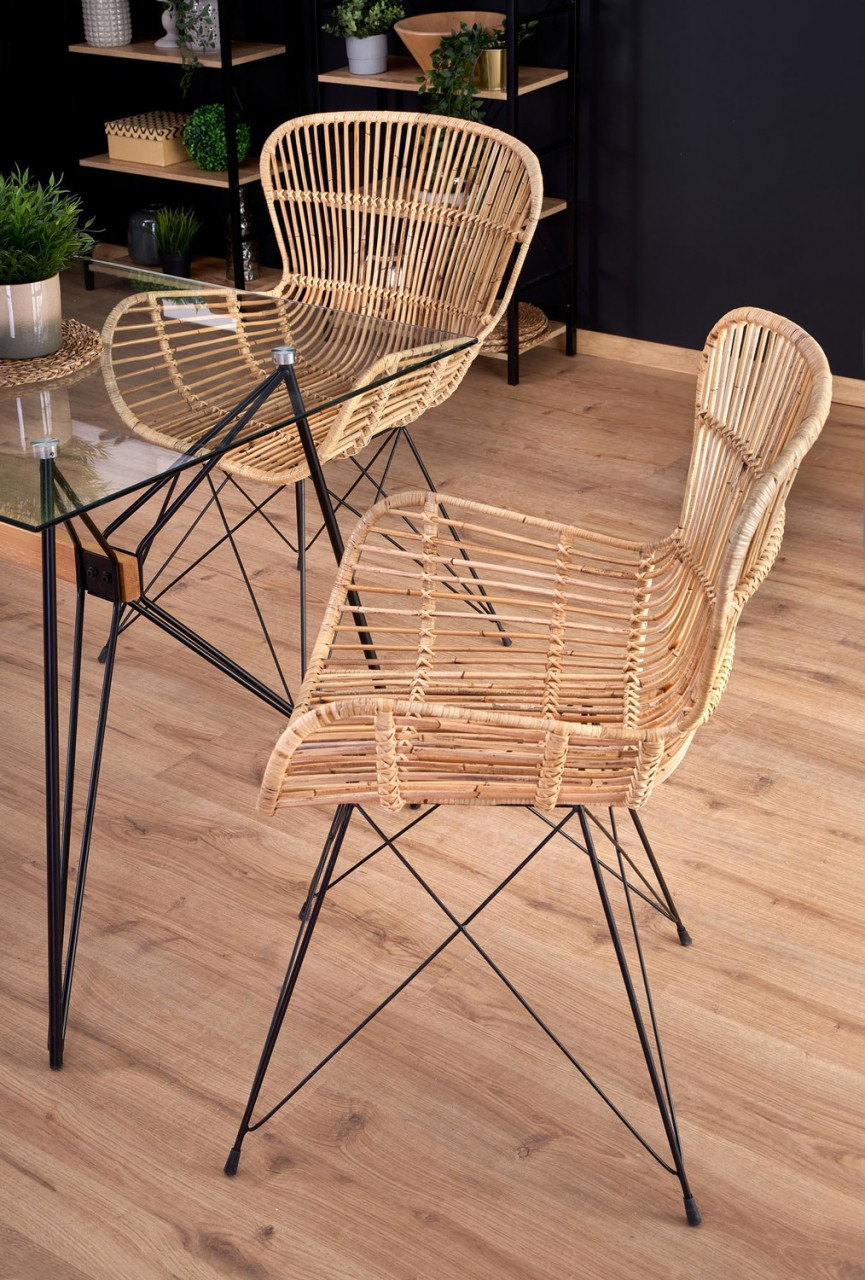 Poze Set masa Allegro L160 cm + 3 scaune K335 ratan natural