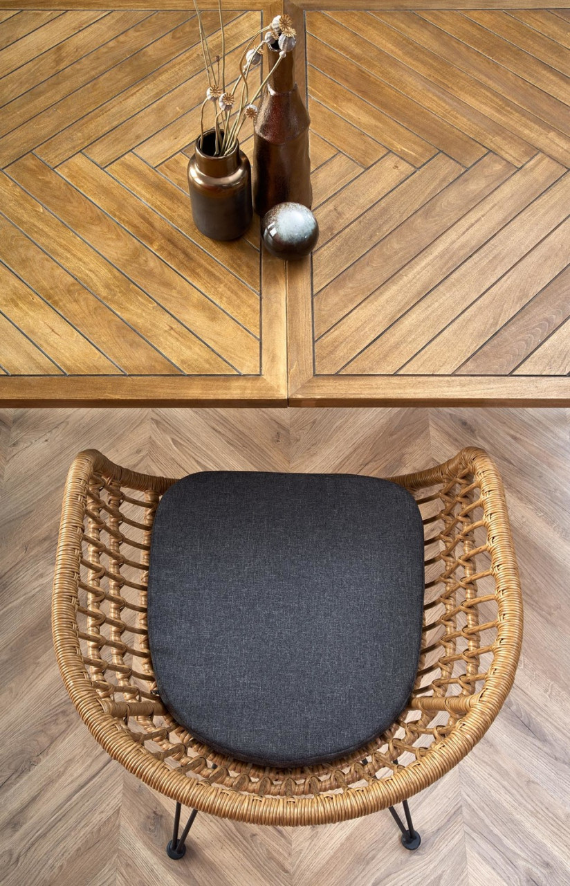 Poze Set masa extensibila Alvaro L180-240 cm + 4 scaune K456 ratan natural