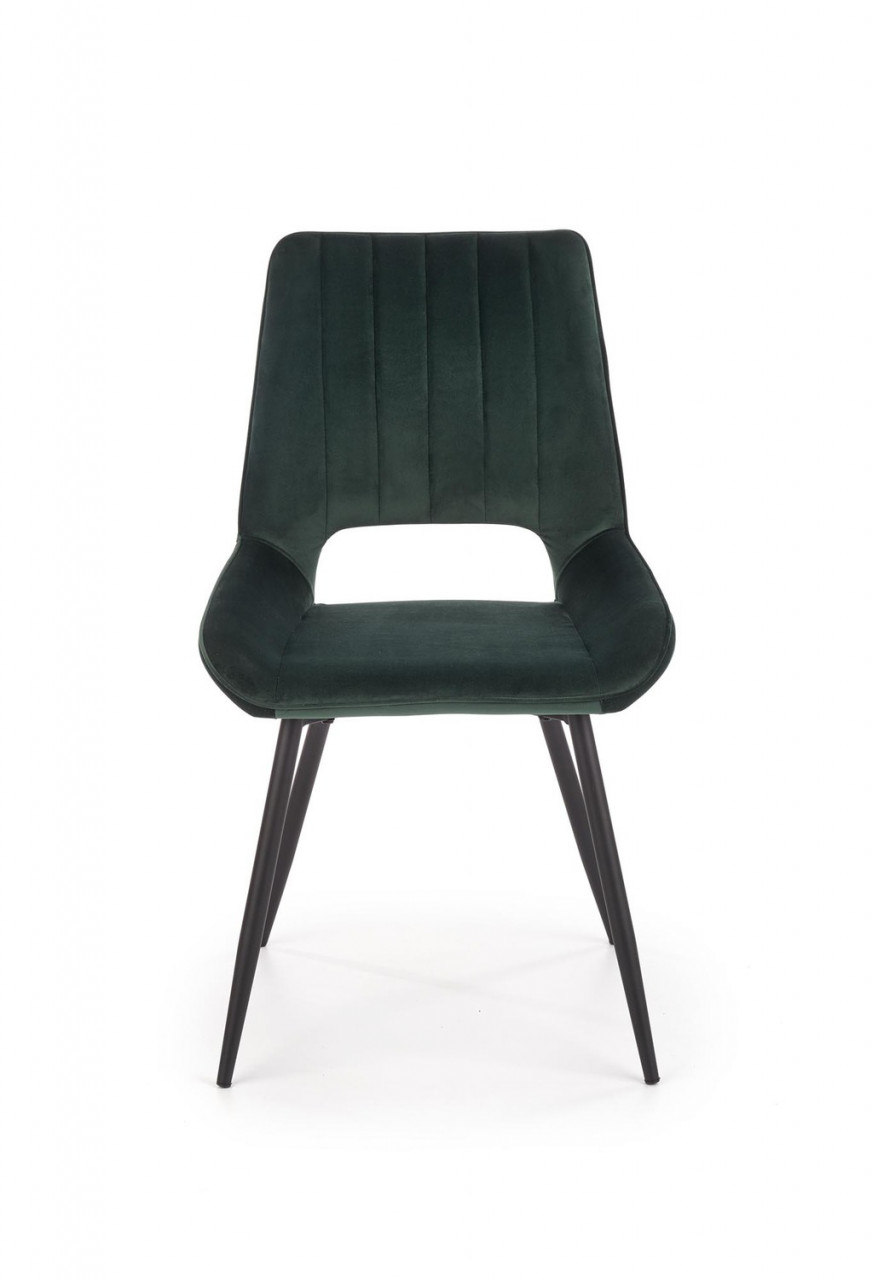Poze Set masa extensibila Cambell L140-180 + 4 scaune K404 velvet verde