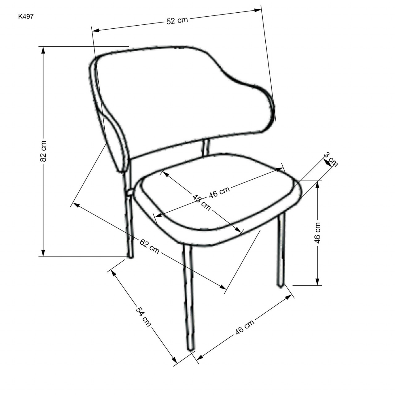 Poze Set masa extensibila Everton L180-200 cm + 4 scaune K497 gri