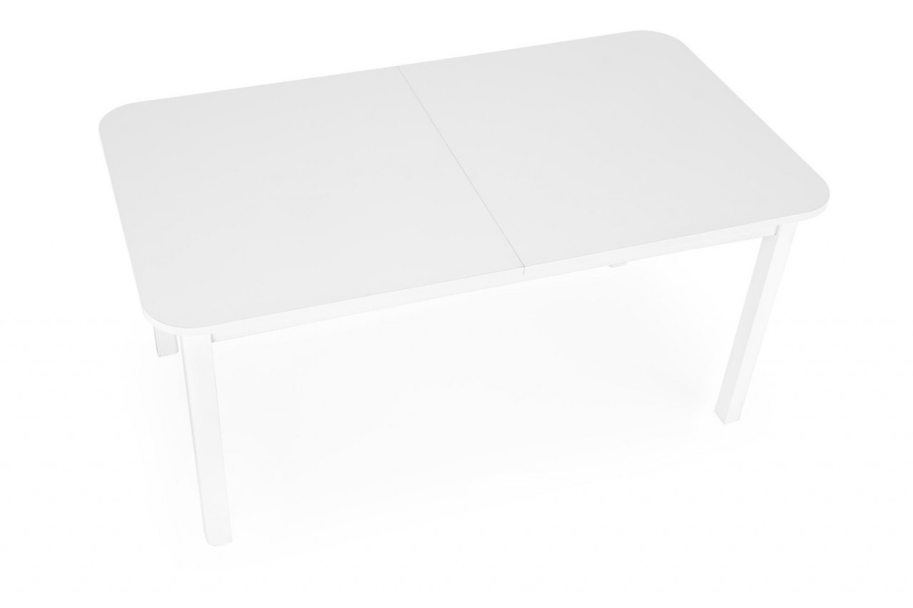 Poze Set masa extensibila Florian alb/alb L160-228 cm + 4 scaune Clarion gri/alb Inari91