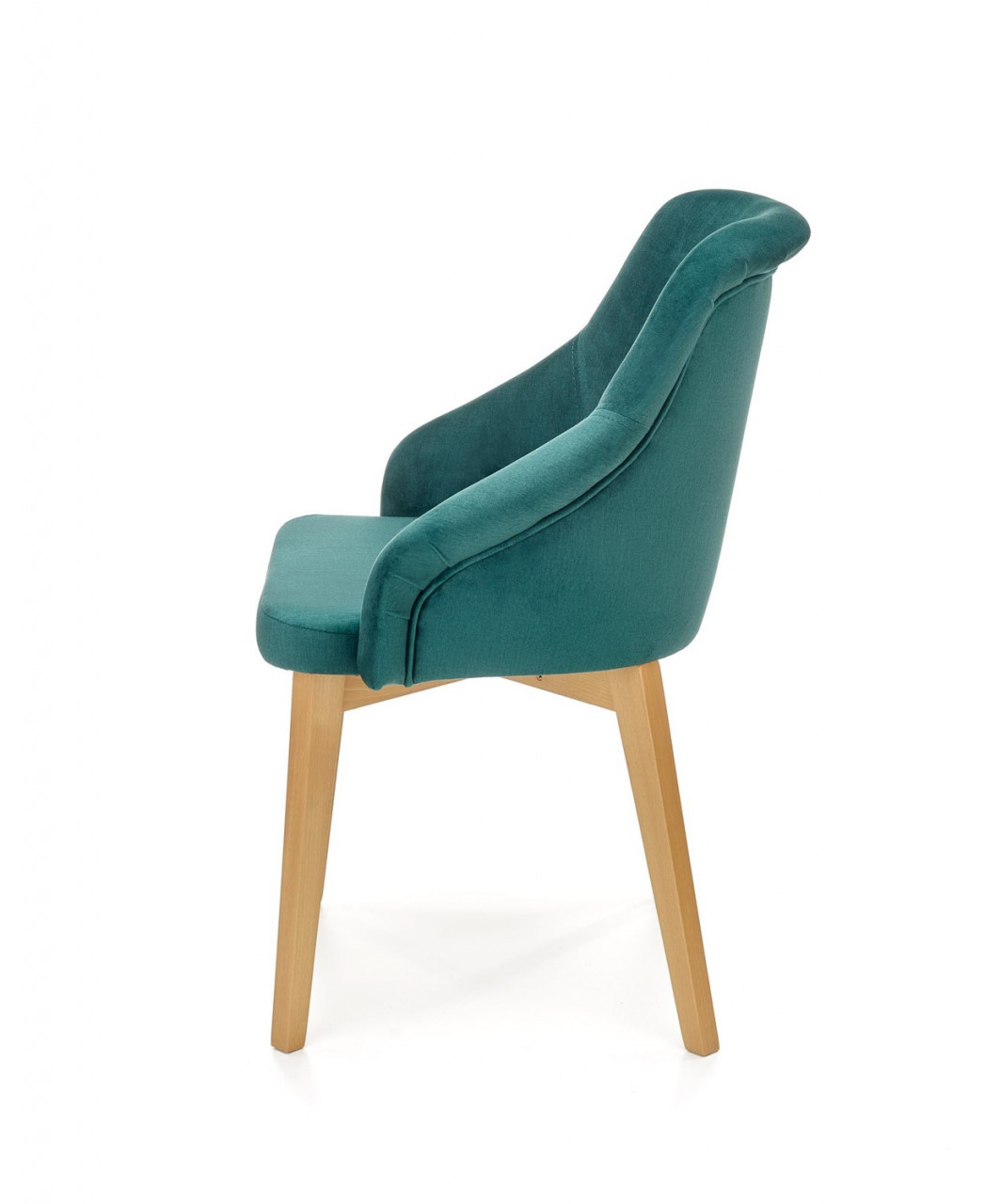 Poze Set masa extensibila Tiago L140-220 cm + 4 scaune Toledo 2 verde/stejar miere