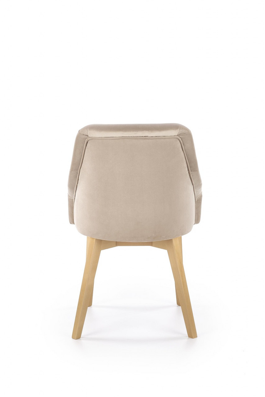Poze Set masa rotunda Ashmore ø120 cm + 3 scaune Toledo 2 bej/stejar miere