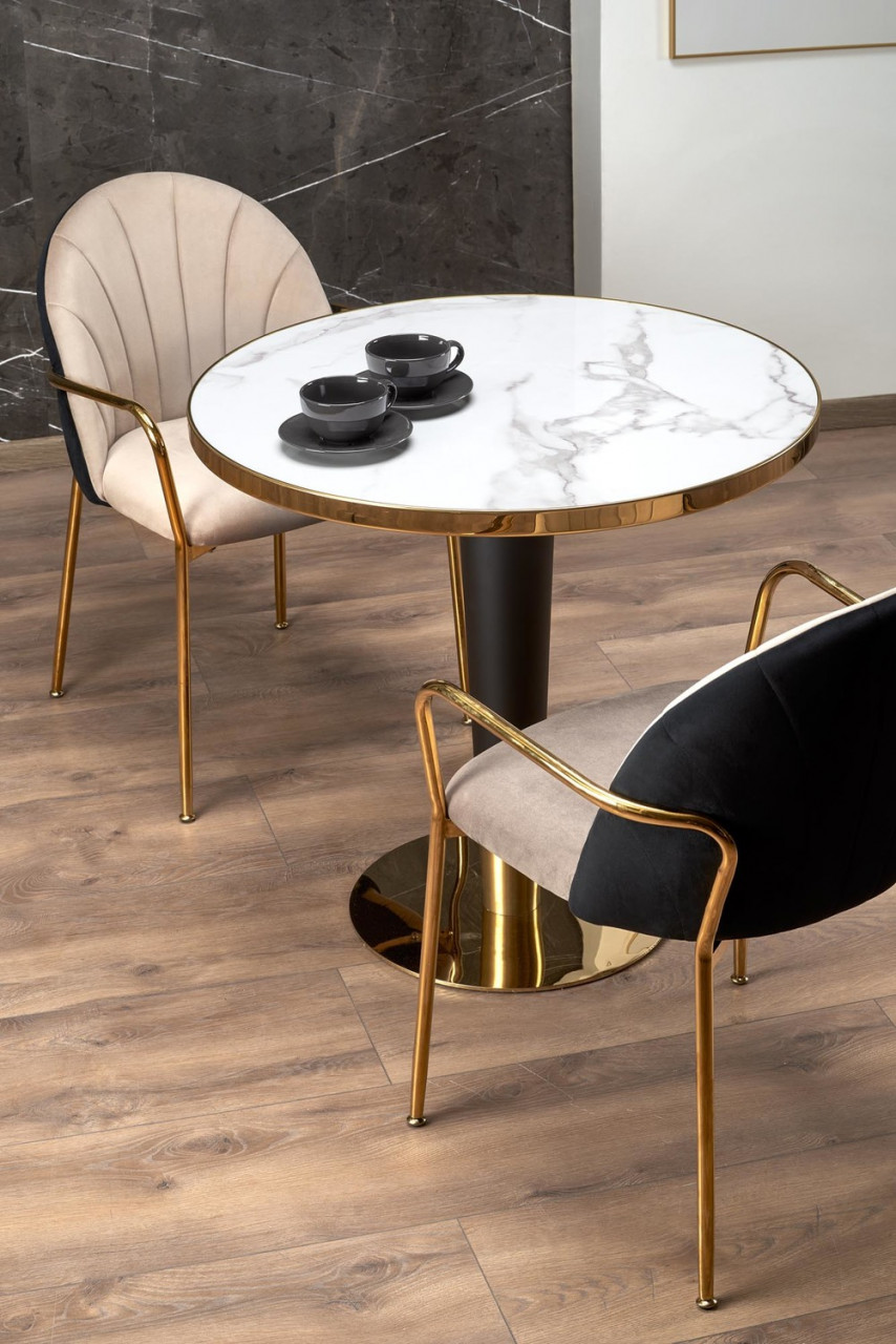 Poze Set masa rotunda Morata + 4 scaune K500 bej