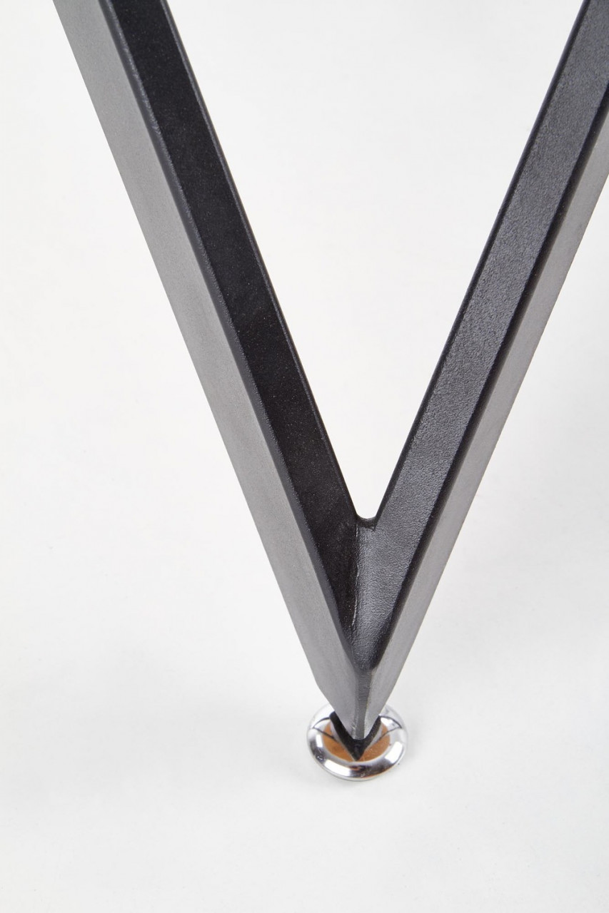 Poze Set masa rotunda Mozambik ø120 cm + 4 scaune K373 gri