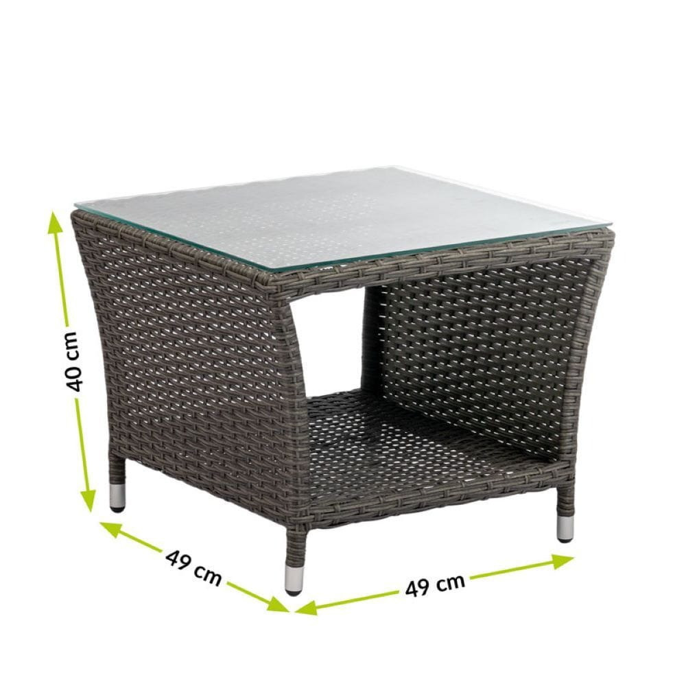 Poze Set masuta + 2 fotolii Songo gri