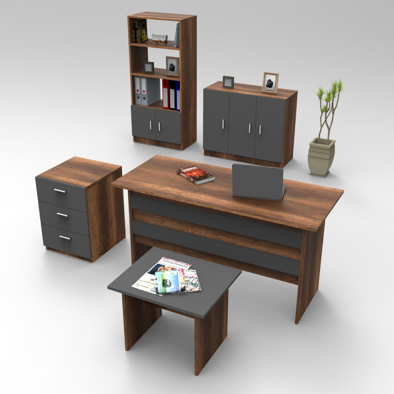 Poze Set mobilier de birou VO14 - BA ( 5 piese)