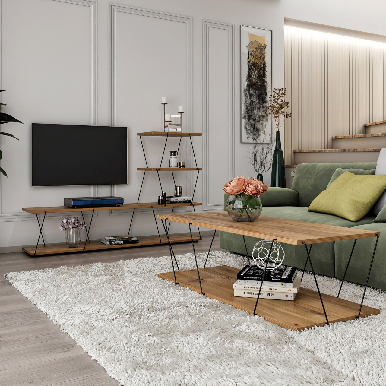 Poze Set mobilier living Basak pin