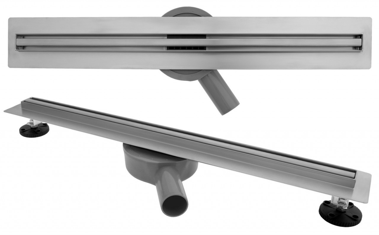 Poze Set rigola pentru dus cu capac Neo Slim Pro Crom - 80 cm