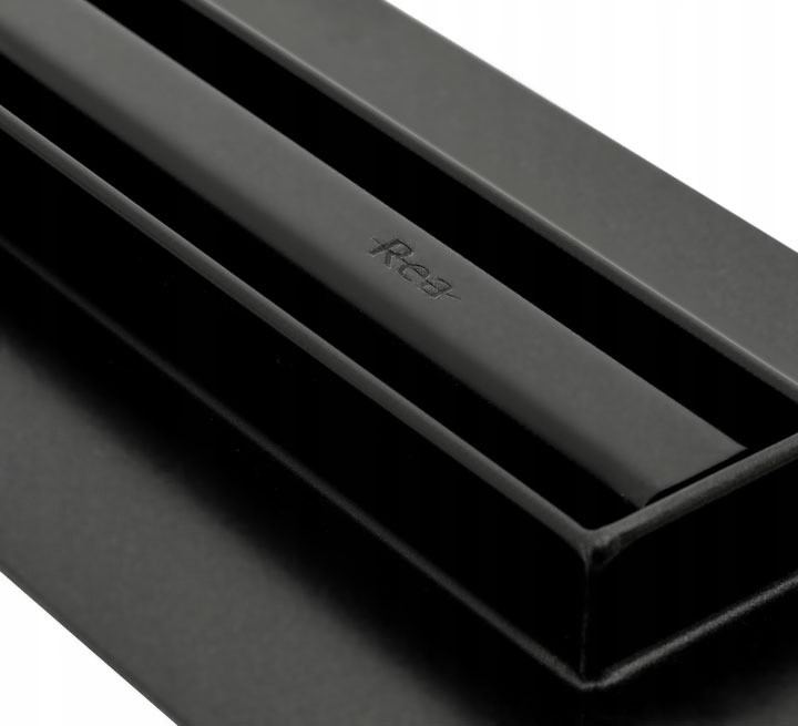 Poze Set rigola pentru dus cu capac Neo Slim Pro Negru - 90 cm