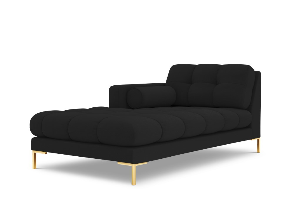 Poze Sezlong tapitat Bali picioare gold – L185 x l102 x h75