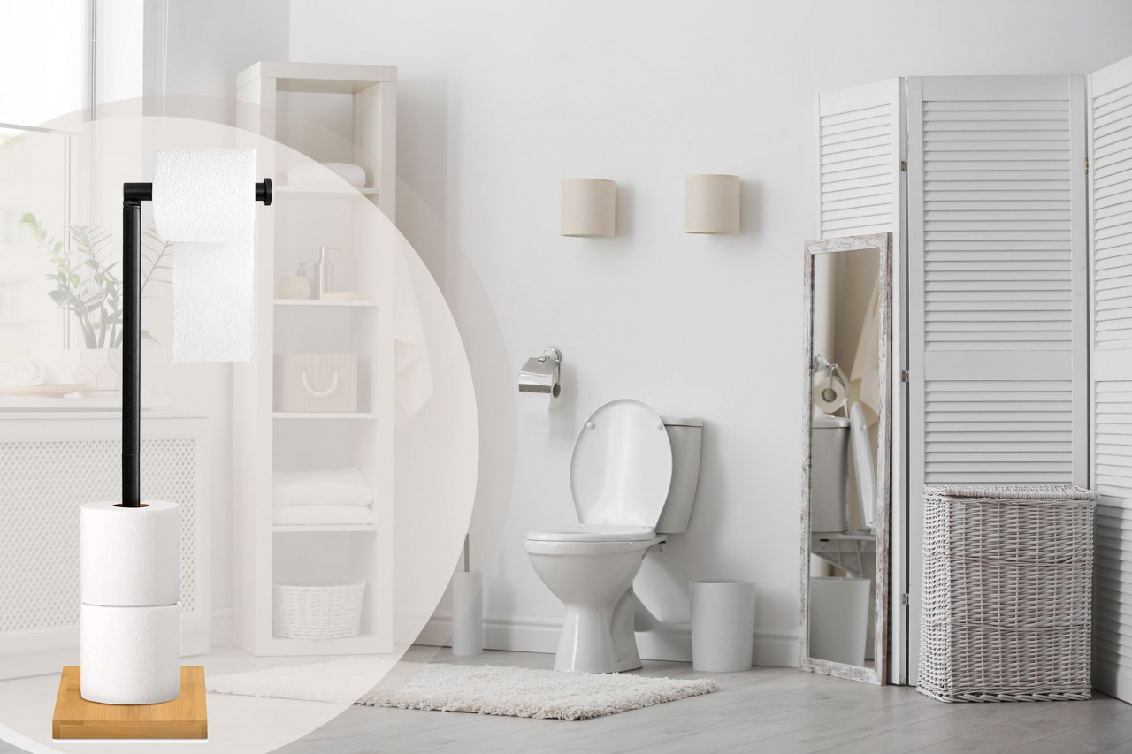 Poze Suport hartie igienica negru 322745