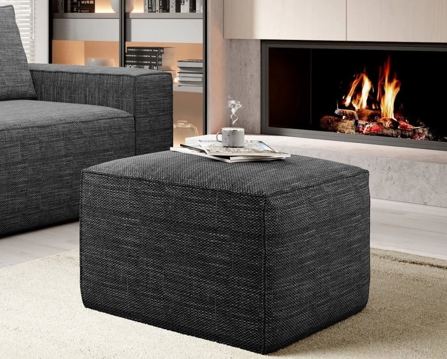 Poze Taburet tapitat Silla - L88 x l68 x h45 cm