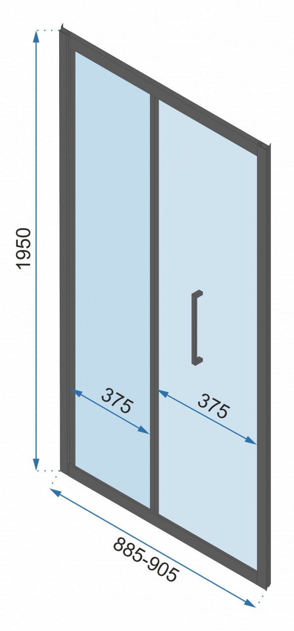 Poze Usa de dus Rapid Fold 90 auriu