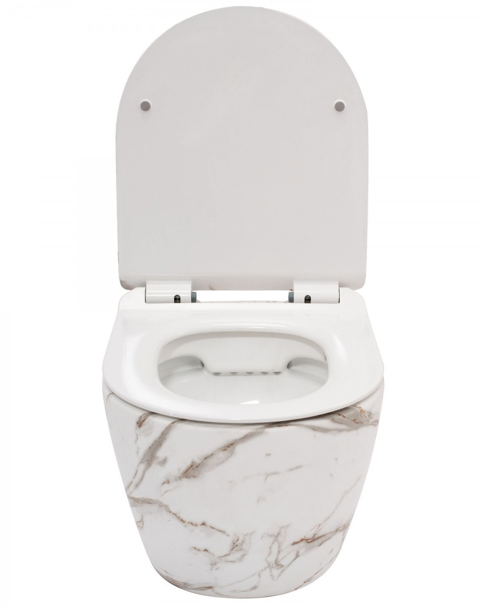 Poze Vas wc Carlos marmura suspendat capac slim softclose