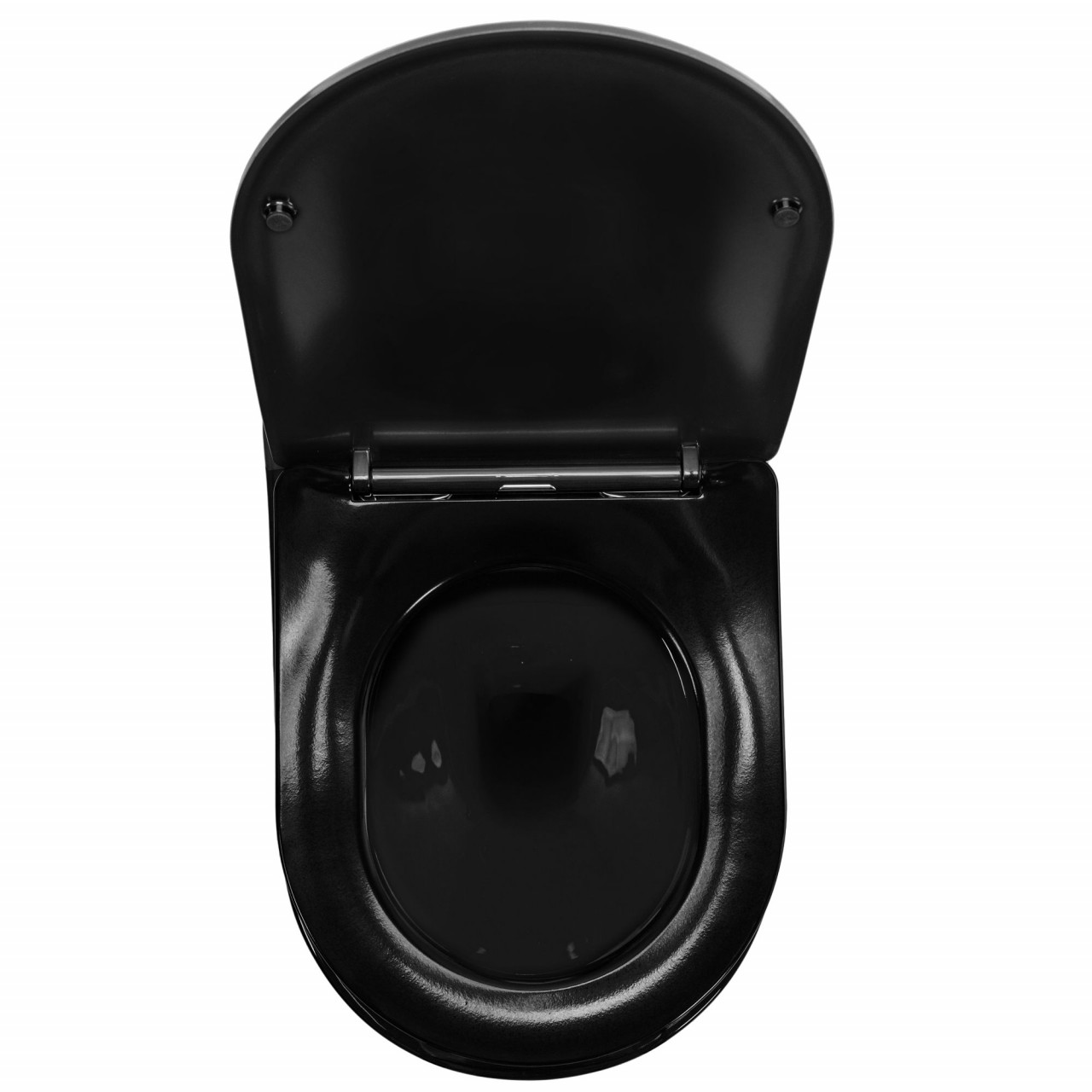 Poze Vas wc suspendabil Carlo Mini Flat auriu/negru