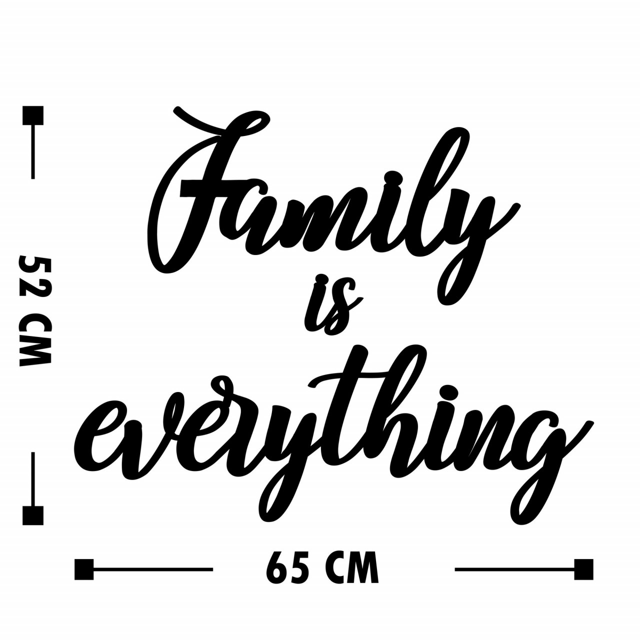 Poze Accesoriu decorativ de perete din lemn Family is everything