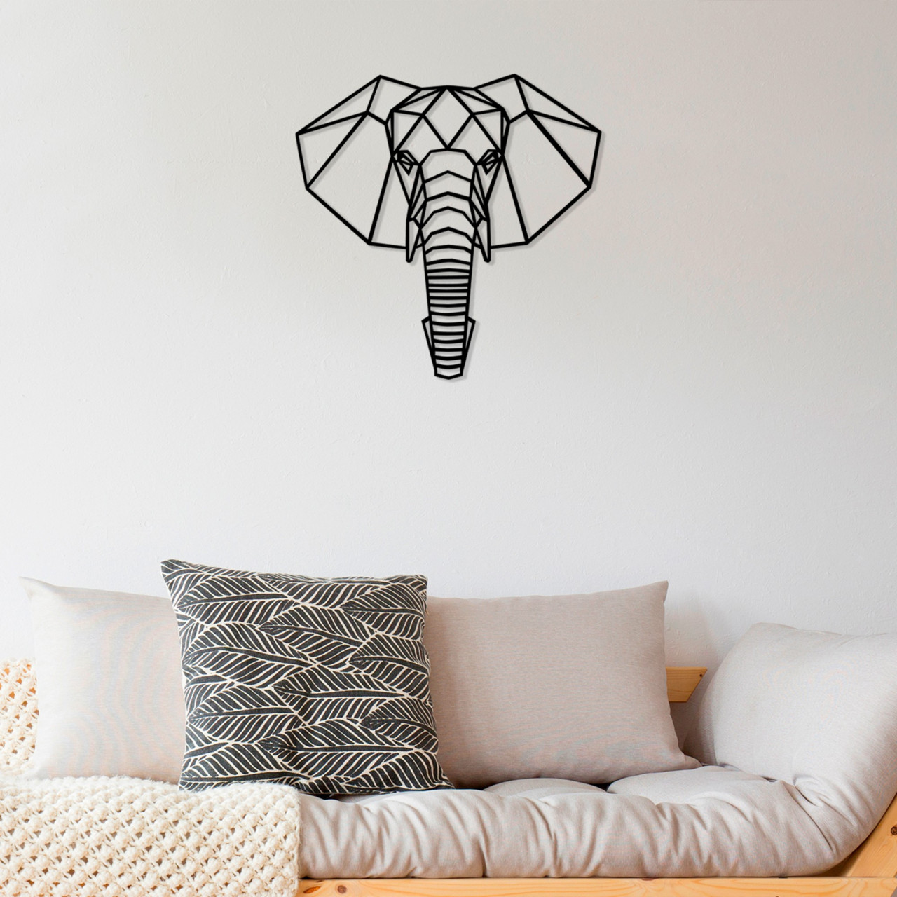 Poze Accesoriu decorativ de perete din lemn Fil
