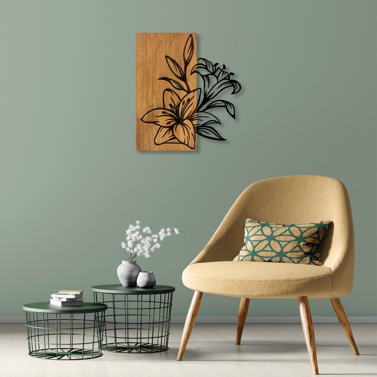 Poze Accesoriu decorativ de perete din lemn MA-280