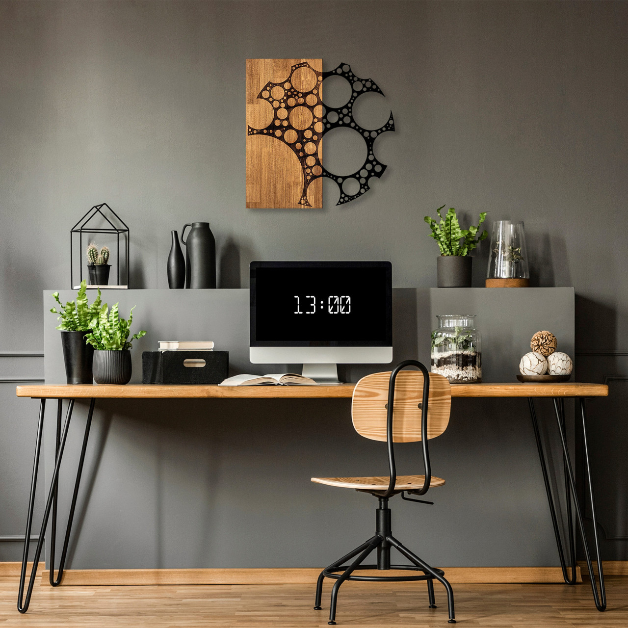 Poze Accesoriu decorativ de perete din lemn MA-284