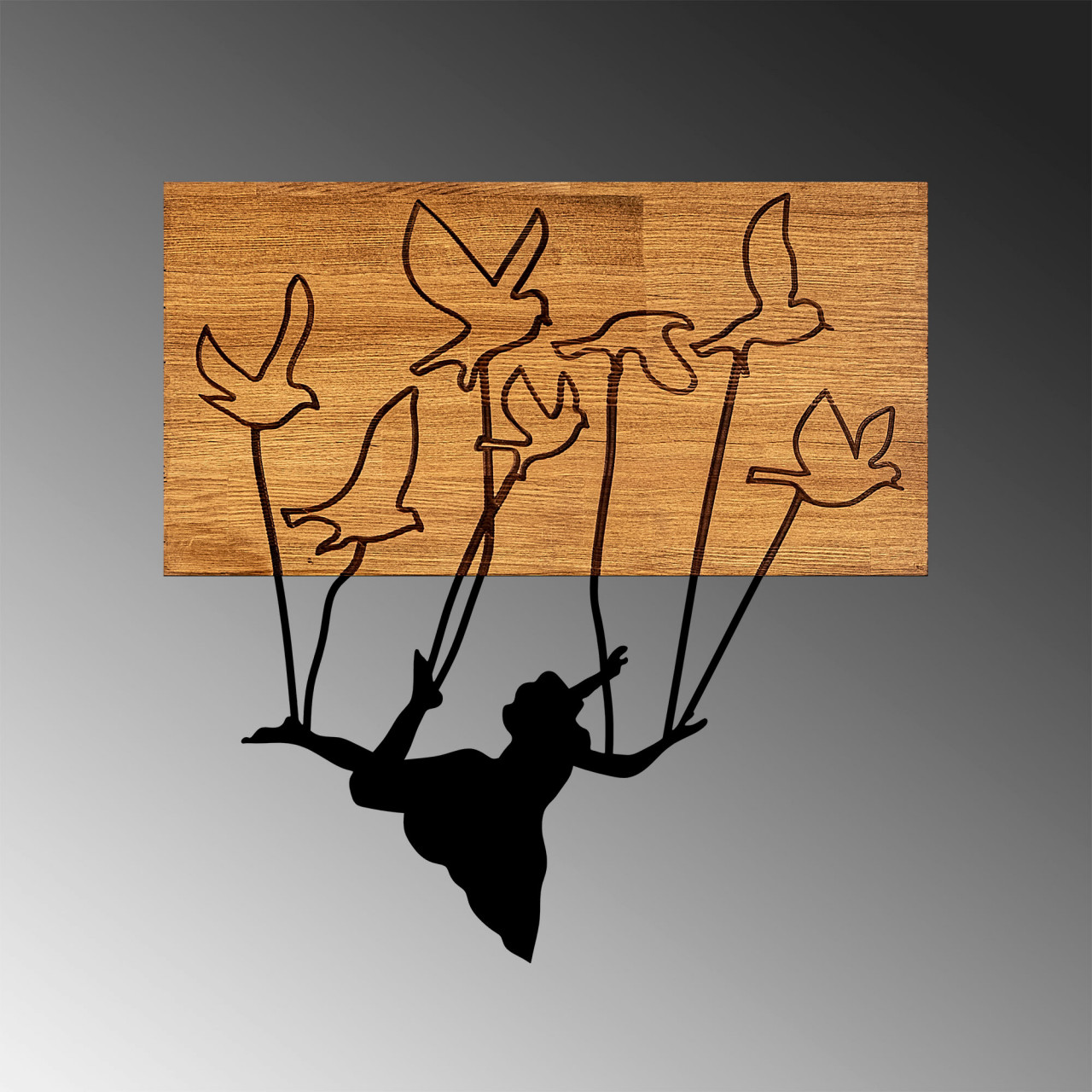 Poze Accesoriu decorativ de perete din lemn MA-310