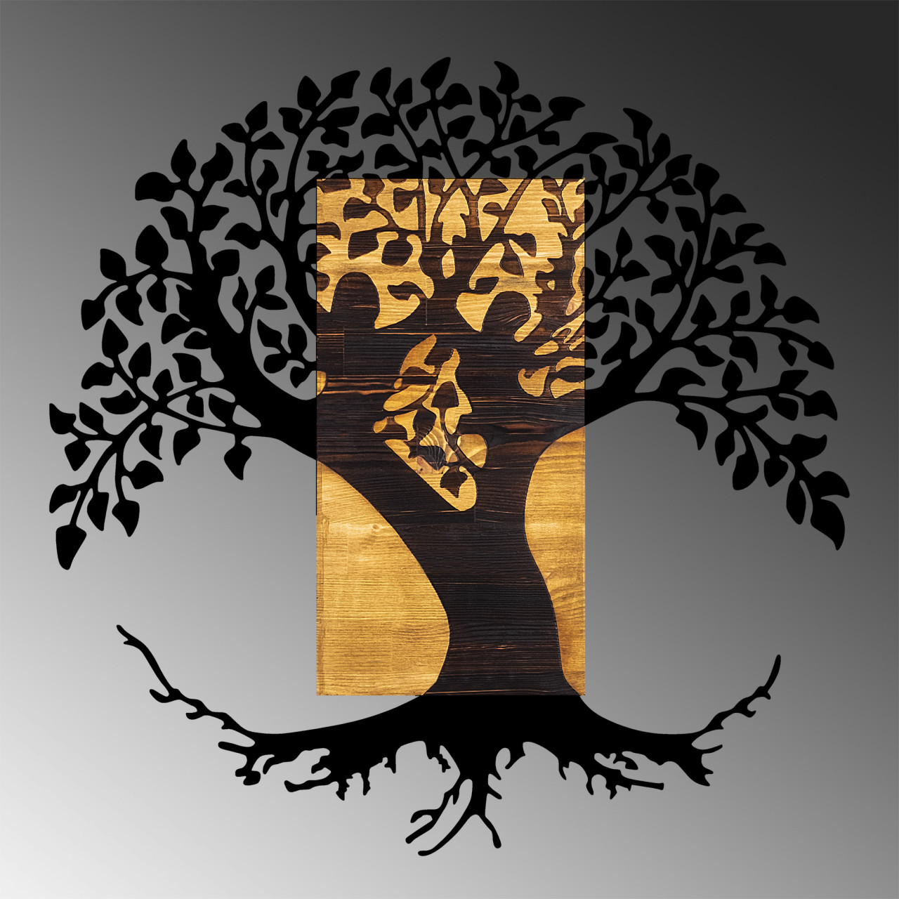Poze Accesoriu decorativ de perete din lemn Monument Tree