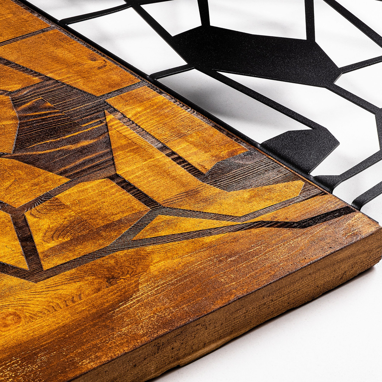 Poze Accesoriu decorativ de perete din lemn Panda