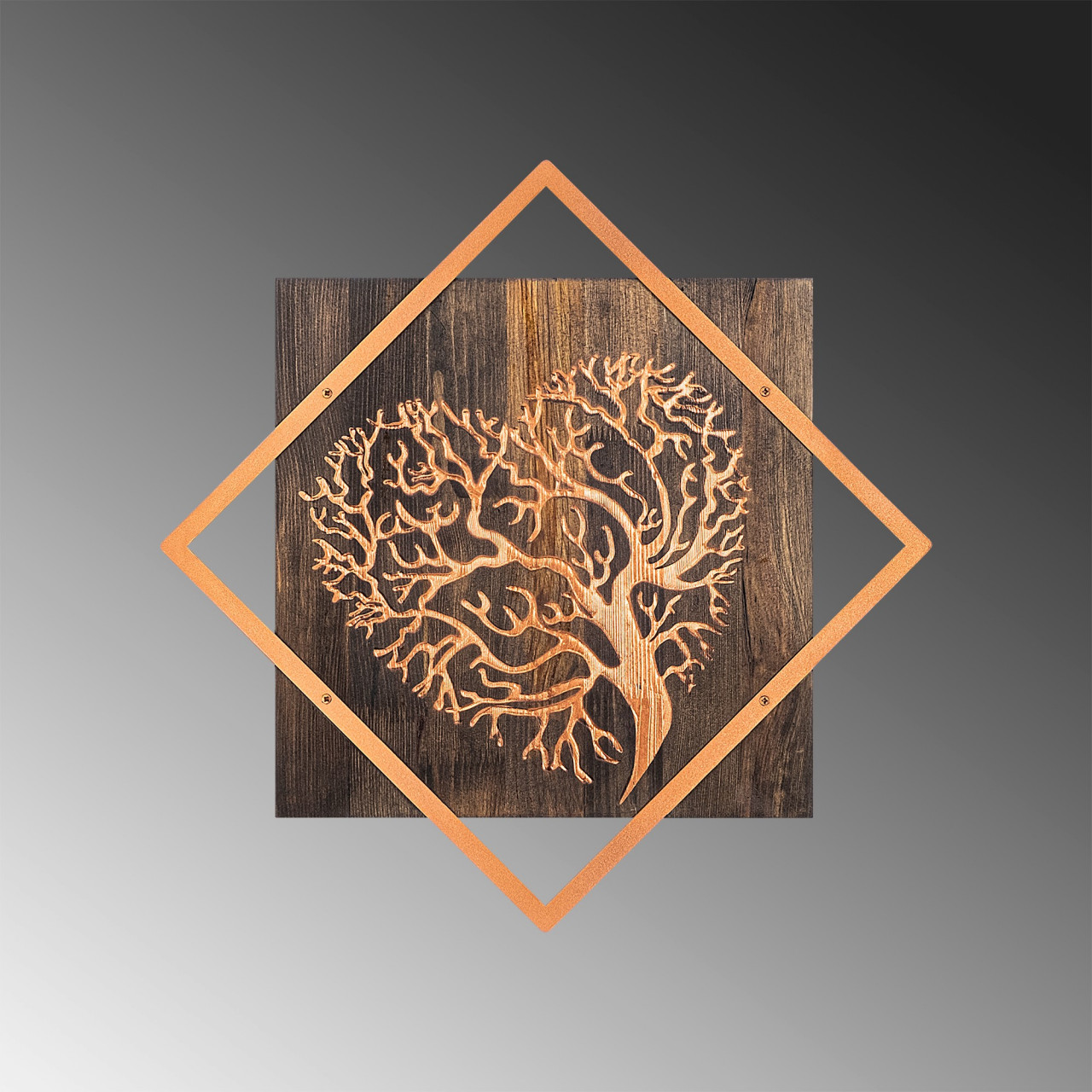 Poze Accesoriu decorativ de perete din lemn Tree v3