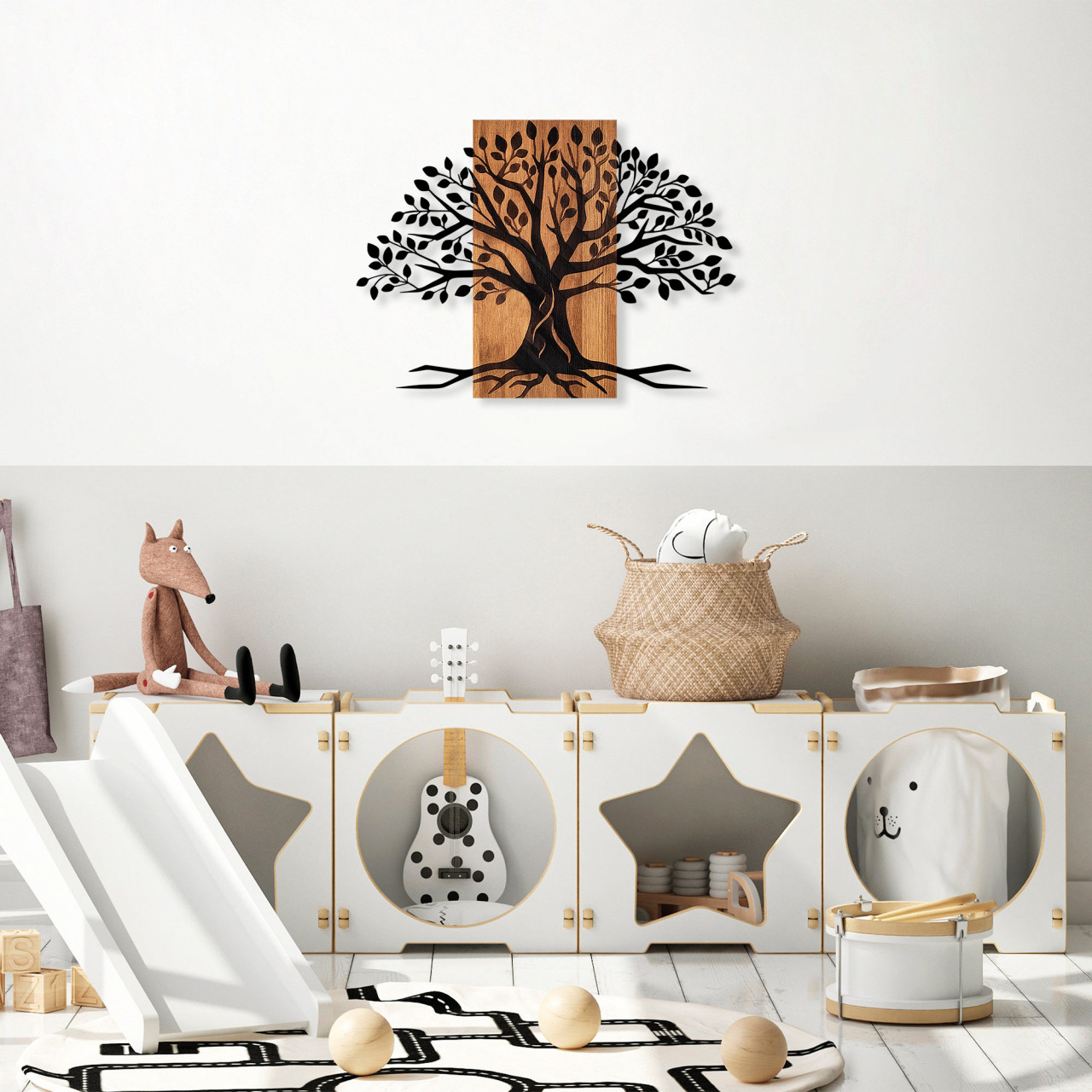 Poze Accesoriu decorativ de perete din lemn Willow - 382