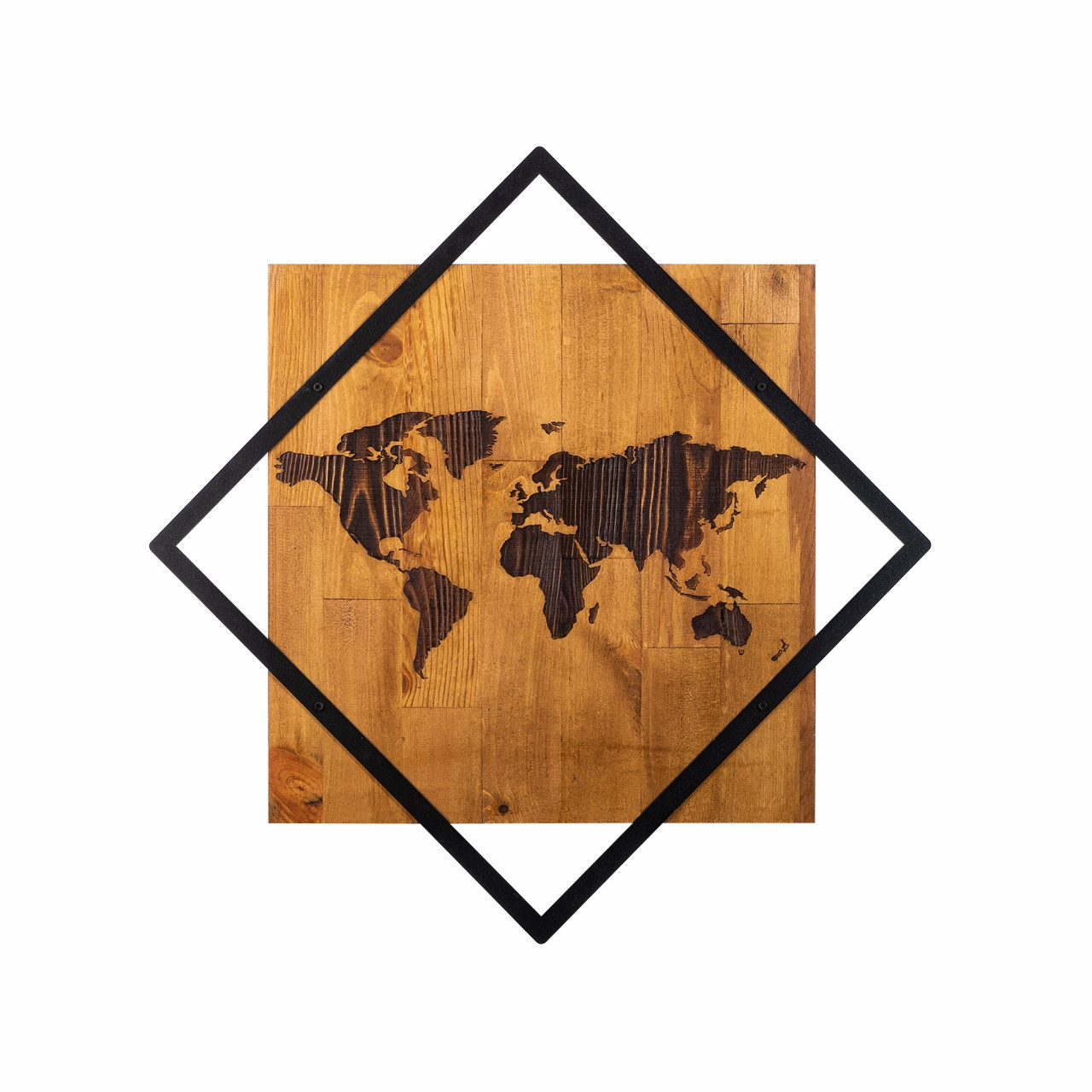 Poze Accesoriu decorativ de perete din lemn World 2