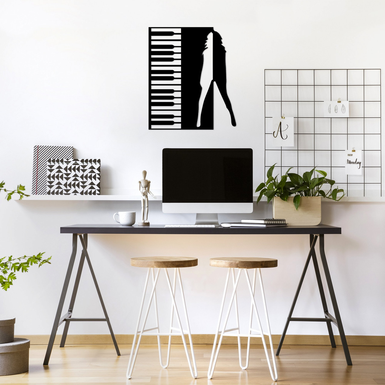 Poze Accesoriu decorativ de perete metalic Dance