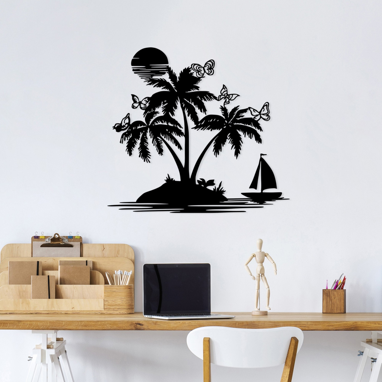 Poze Accesoriu decorativ de perete metalic Island